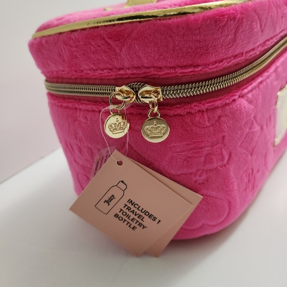 🆕️⬇️Juicy Couture Travel Cosmetic Bag with Toiletry Bottle - Picture 6 of 13